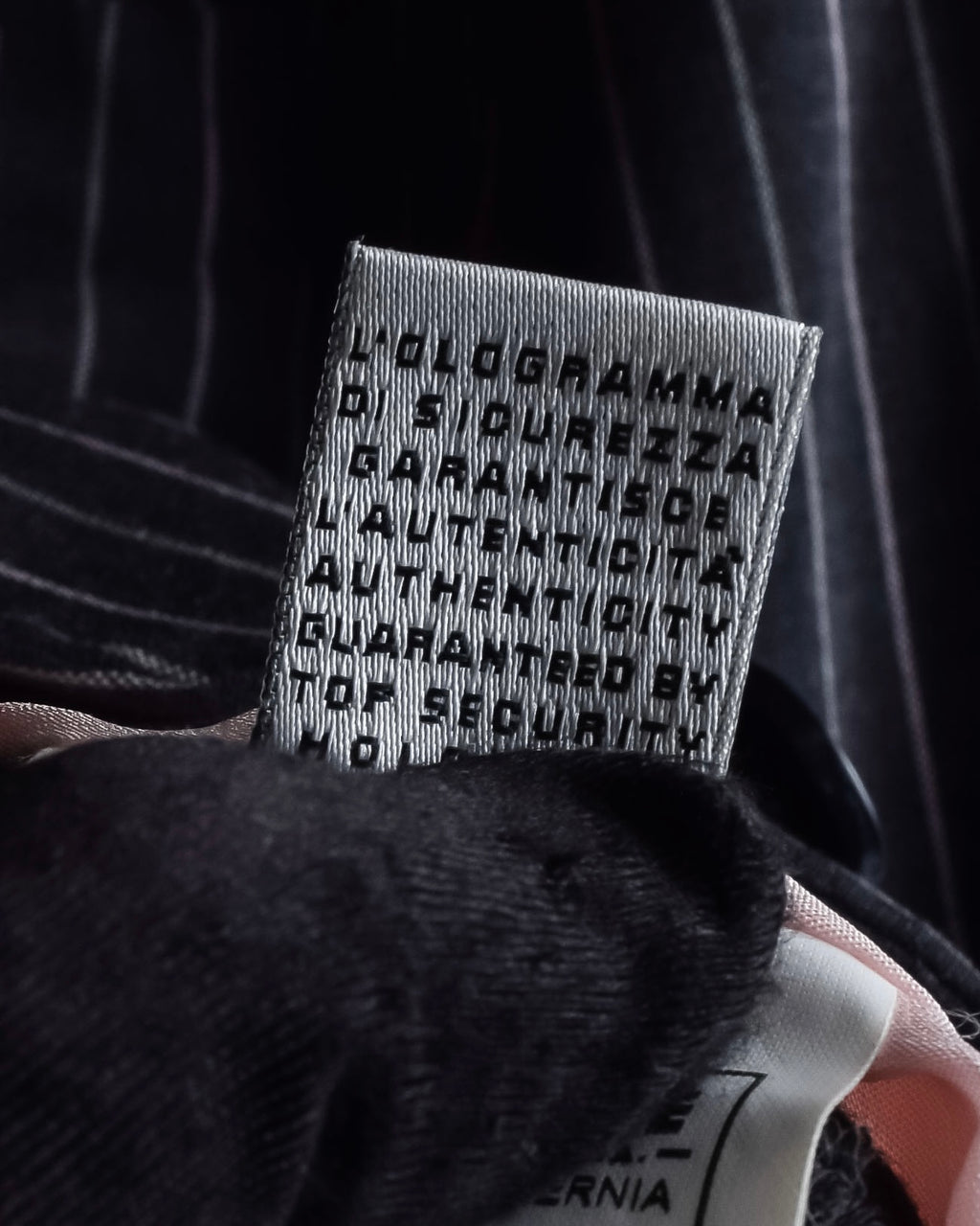 "Dolce & Gabbana" White striped shaped tailored jacket