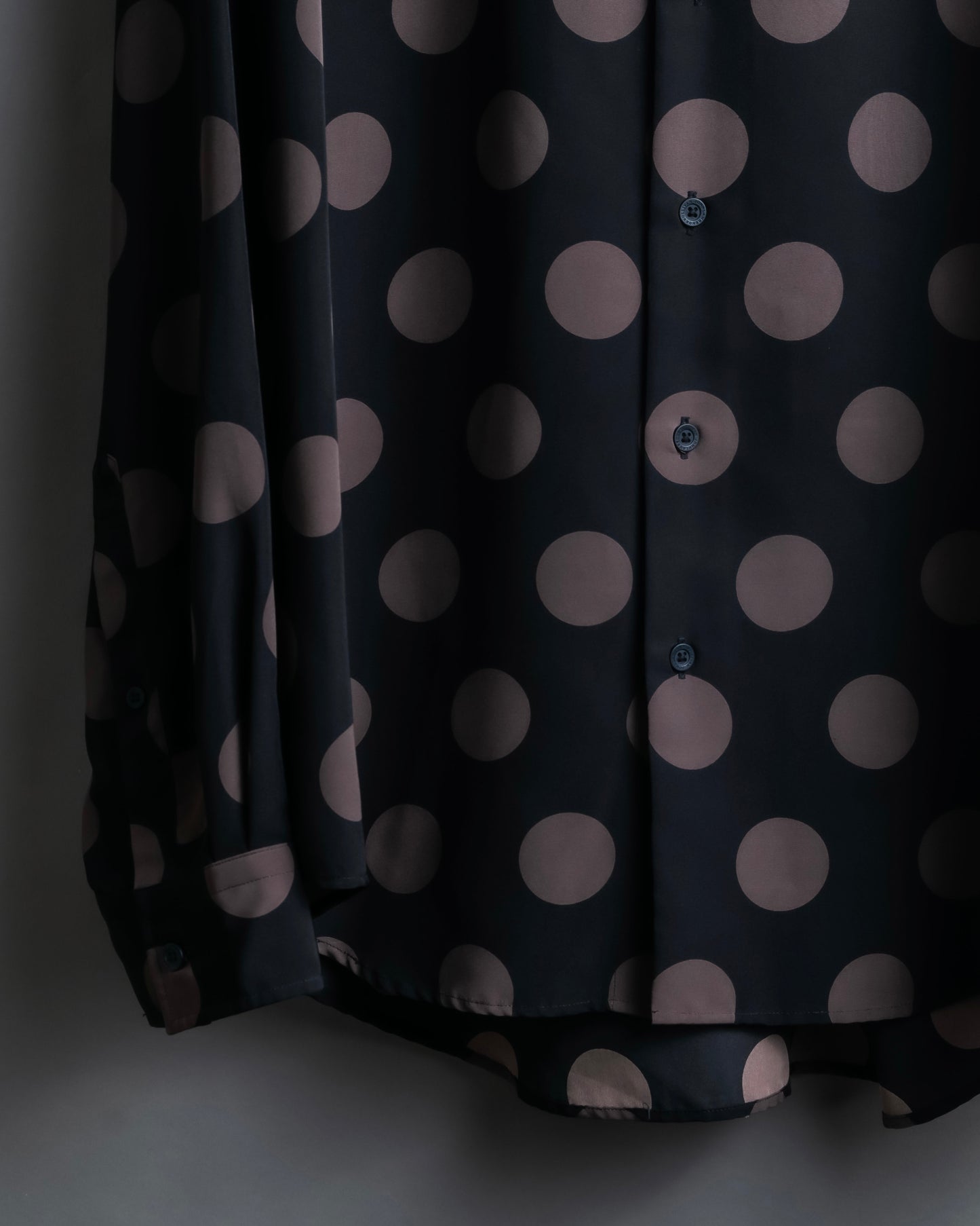 "JOHN LAWRENCE SULLIVAN" 19SS dot pattern oversized shirt