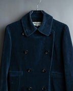 "Comme des garçons robe de chambre" Beautiful velour double half coat