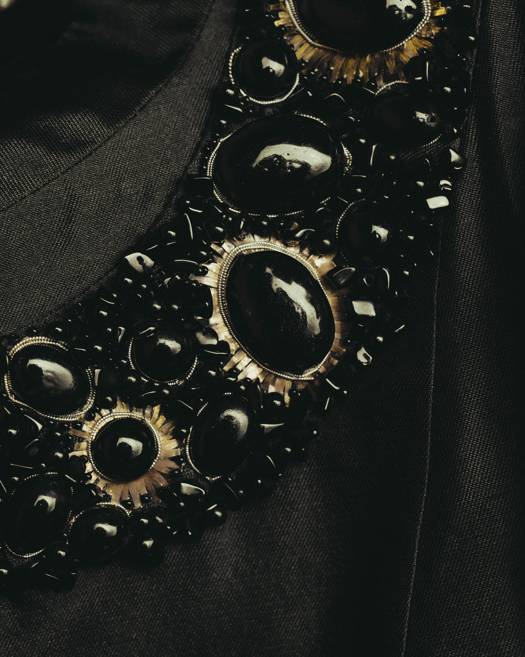 "CELINE" 00's Embellished silk coat
