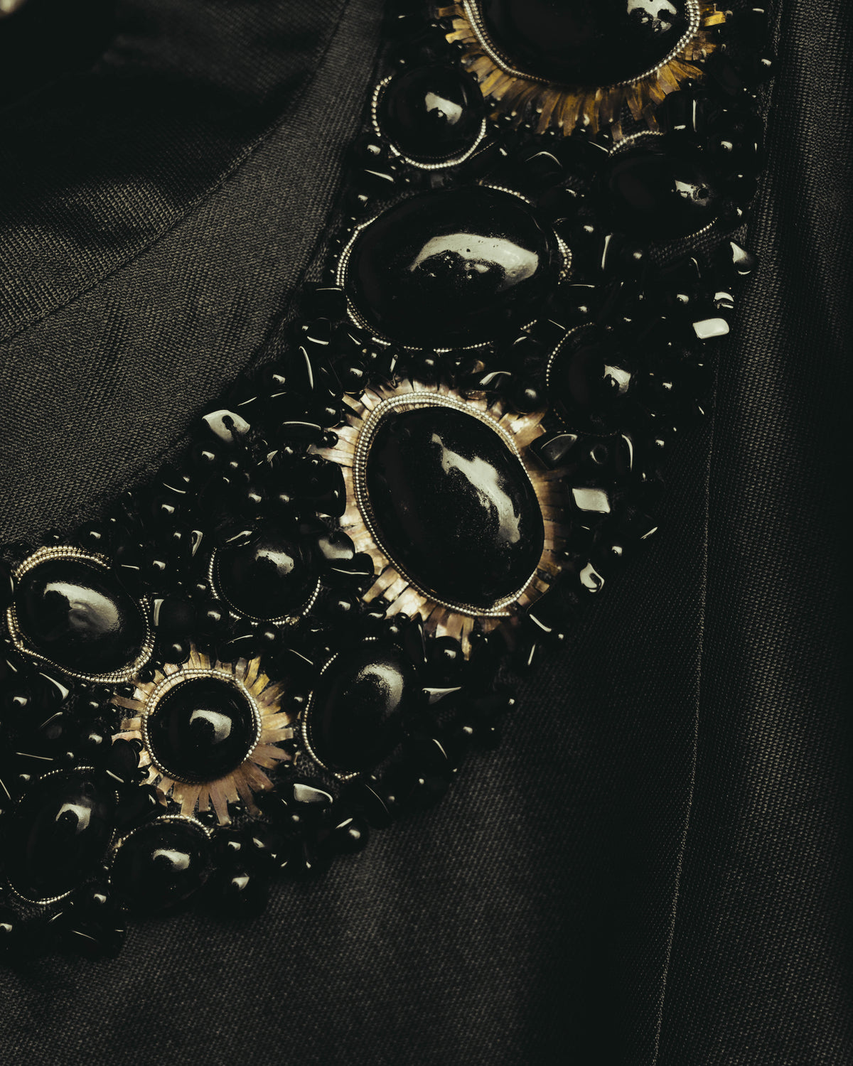 "CELINE" 00's Embellished silk coat