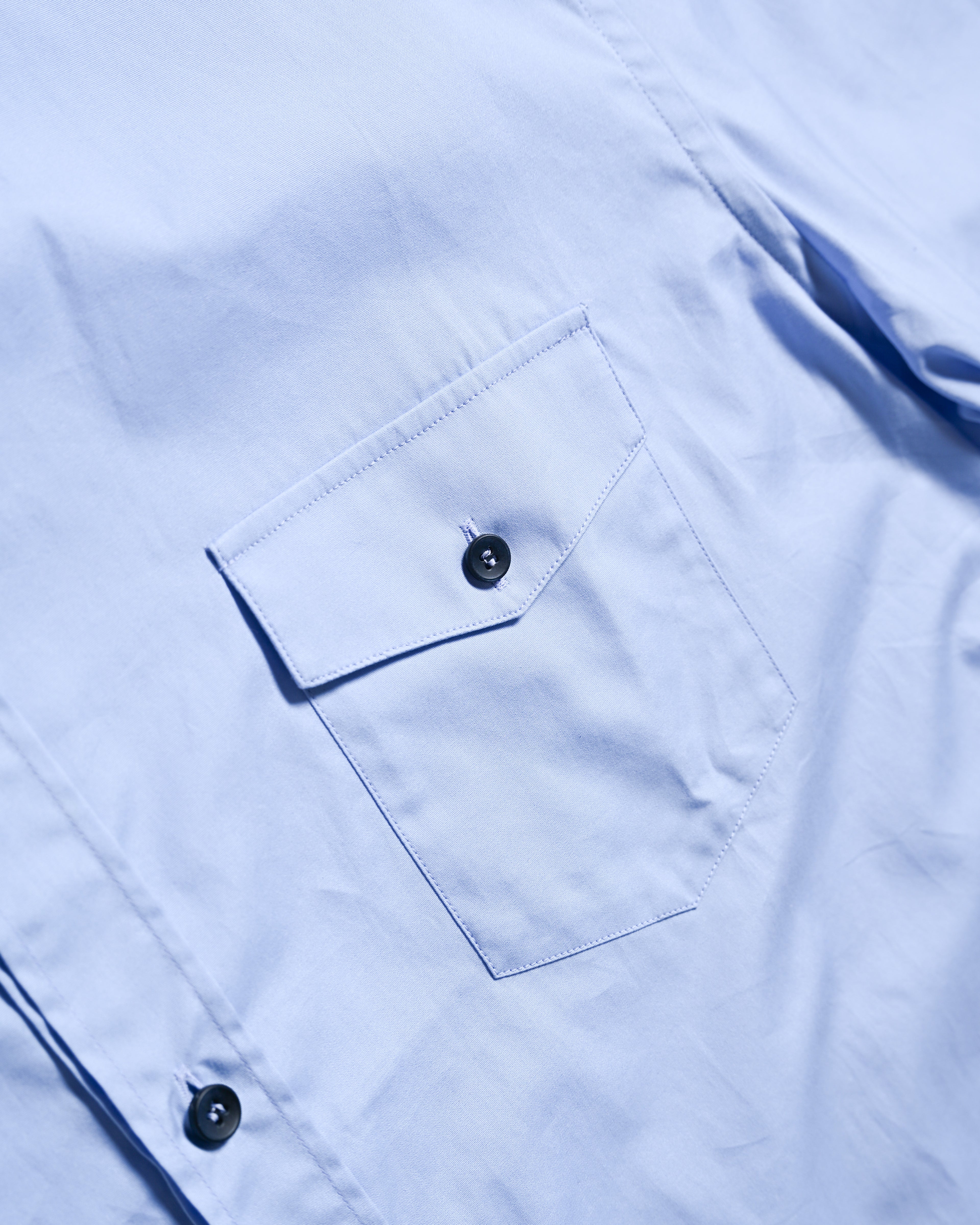DOLCE & GABBANA (Gold)/ Oversized Design Short Sleeves Shirt Blue