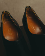 -SPECIAL- "Gucci" 10's Vintage bamboo tassel leather platform booties