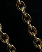 "YVES SAINT LAURENT" Crystal-embellished gold necklace