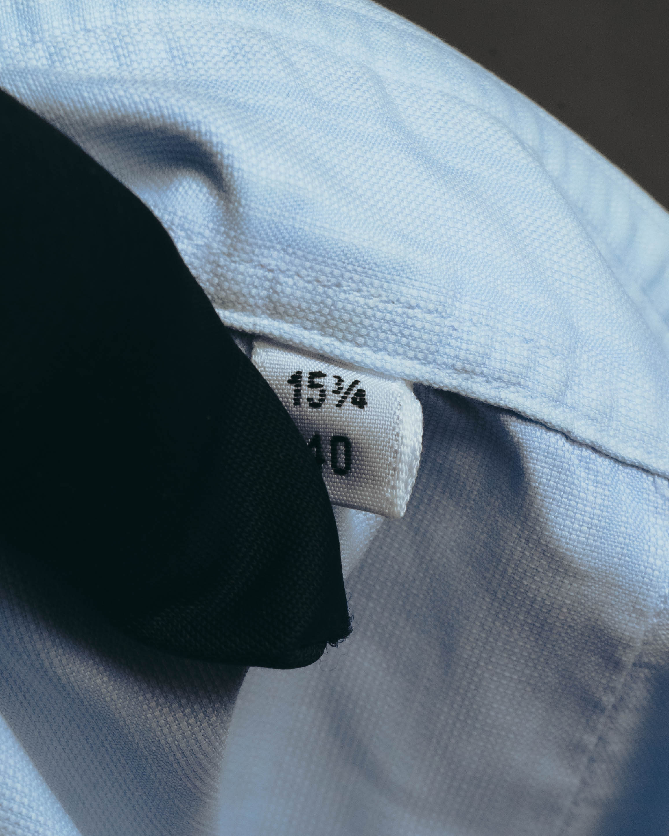 "Hermès" Vintage subtly woven cotton dress shirt