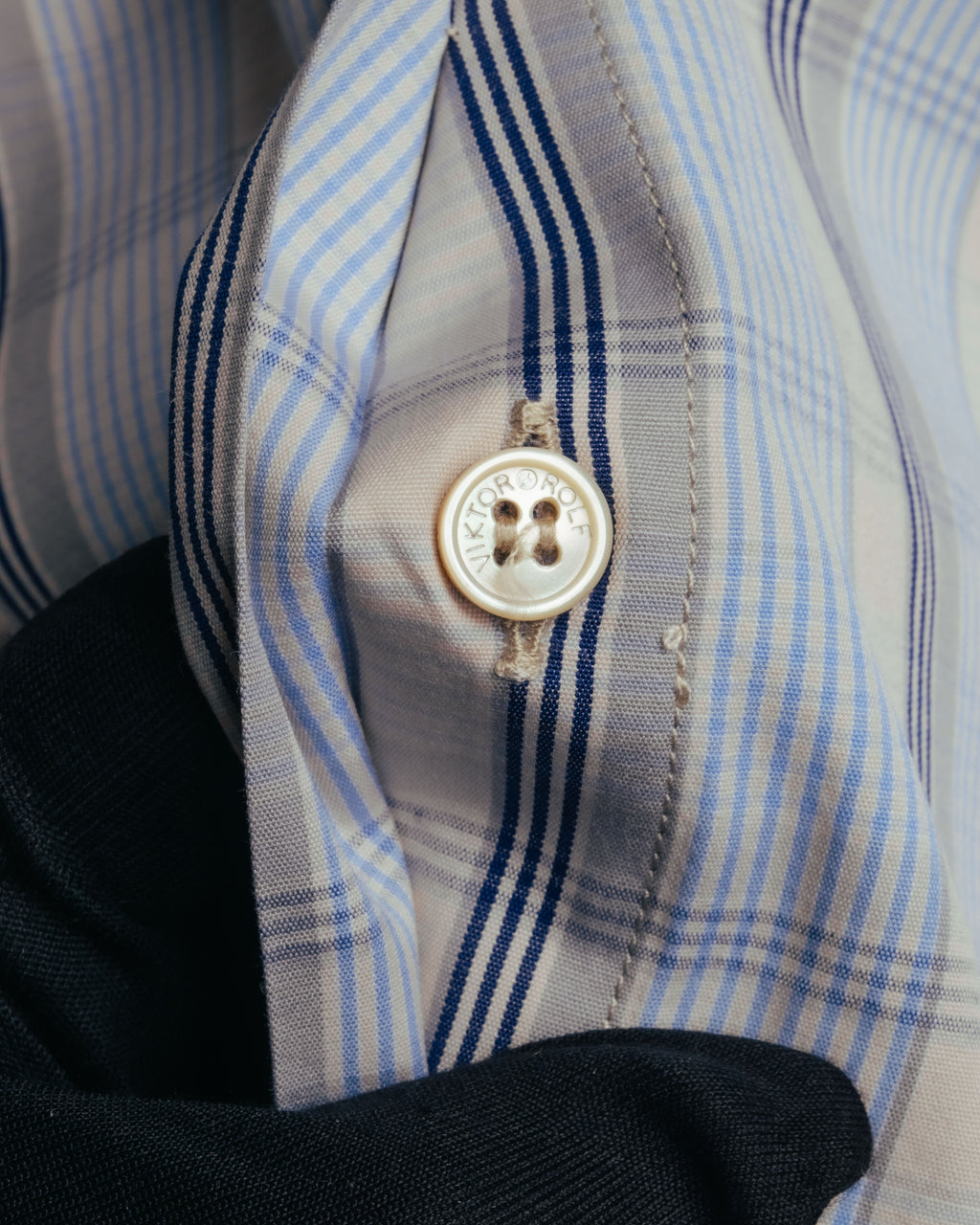 “VIKTOR & ROLF Monsieur” 00’s-10’s checked cotton dress shirt