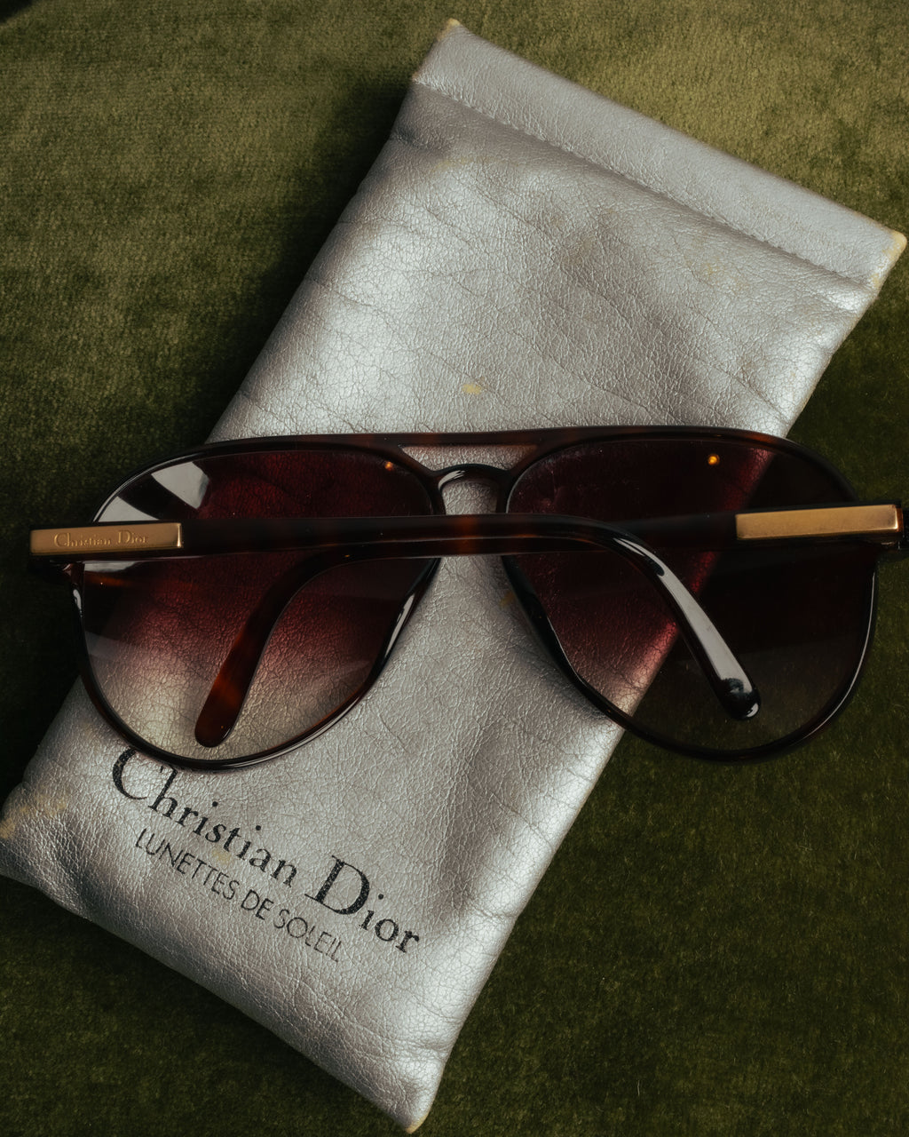 “Christian Dior” 70’s-80’s Tortoiseshell aviator sunglasses