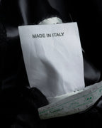 "GIORGIO ARMANI" Double-breasted charcoal gray super maxi chester coat