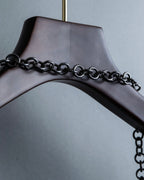 Vintage italy long fur bag