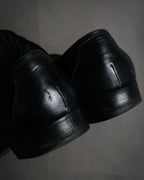 "HERMES" 90’s-00’s box calf H buckle loafers