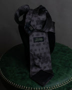 "JEAN PAUL GAULTIER HOMME" Geometric polka dot silk tie