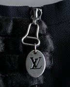 "LOUIS VUITTON" Tiered embroidered design flared skirt