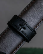 "Cartier" Gold metal buckle design leather belt