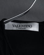 "VALENTINO" 2020-21 Gathered design bow tie skipper silk pullover