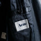 "Acne" Beautiful shape genuine leather double riders jacket