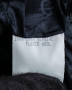 "GUCCI" 90's Beautiful draping fly-front tailored jacket