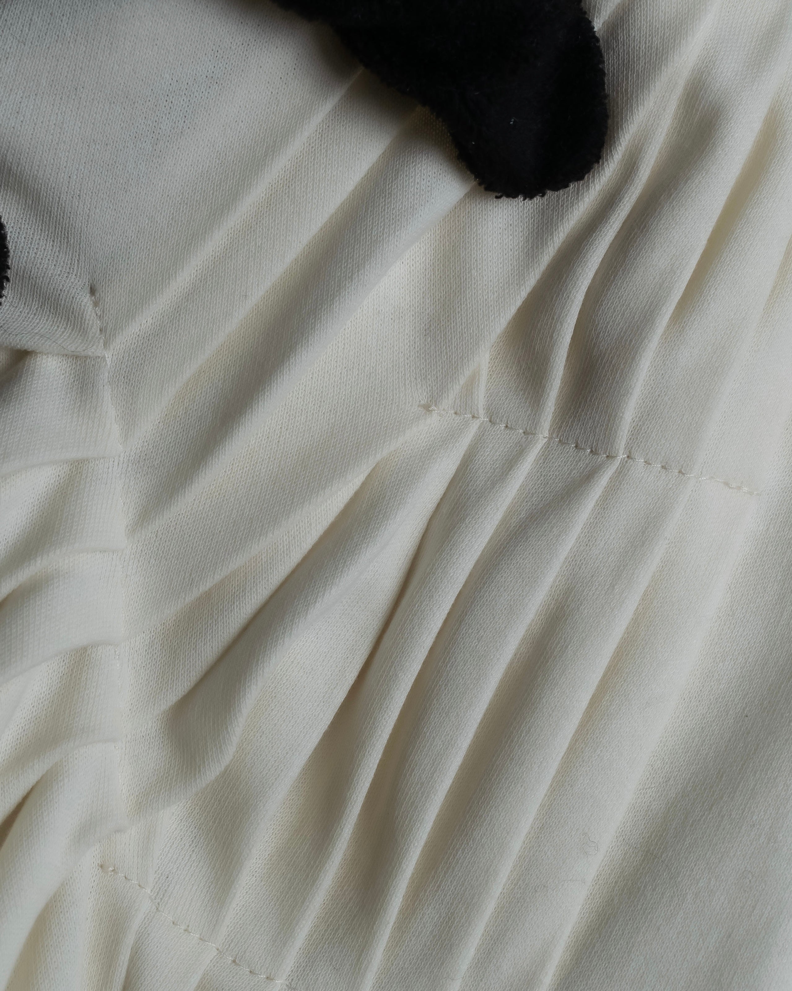 "JIL SANDER" Asymmetrical tuck gather detail long dress