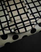 “michino PARIS” 2010’s Graphic pattern salut shoulder bag