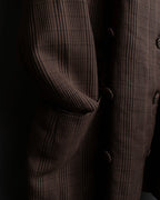 "Vintage different houndstooth pattern shawl collar jacket"