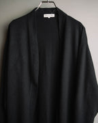 "Christian Dior" 90's-00's Open front wool silk pointelle knit cardigan