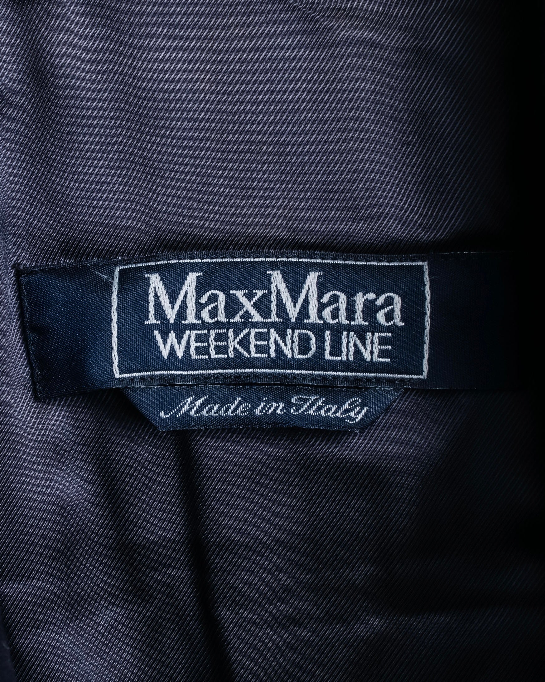 "Weekend Max Mara" Belted design double breasted maxi length wool chester coat