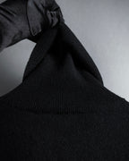"PRADA" High-gauge folded turtleneck knit