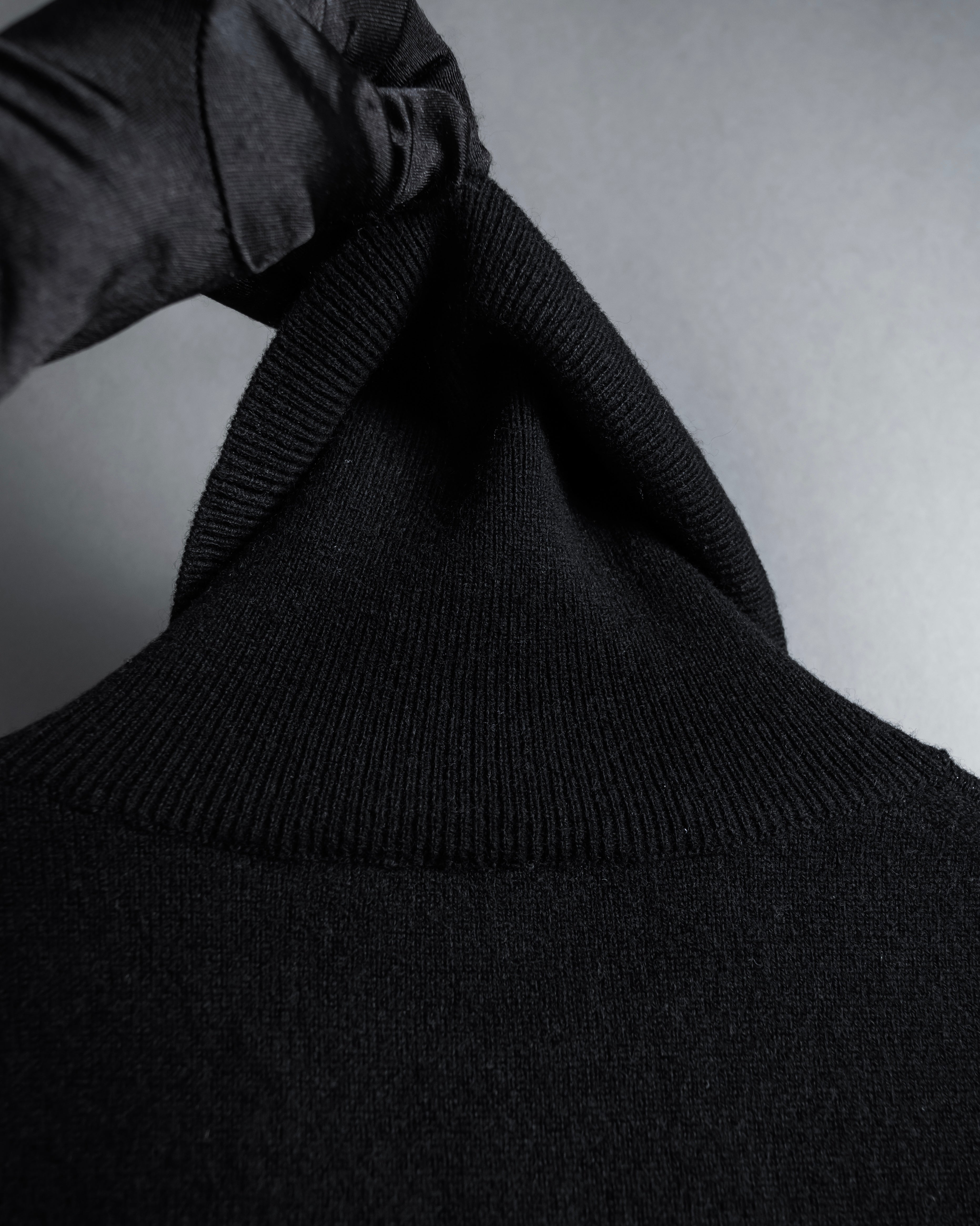 "PRADA" High-gauge folded turtleneck knit