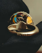 “Christian Dior” 2018-2020 Sculptural pearl and enamel dome ring
