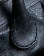 "Chloe" Out pocket detail leather Edith bag