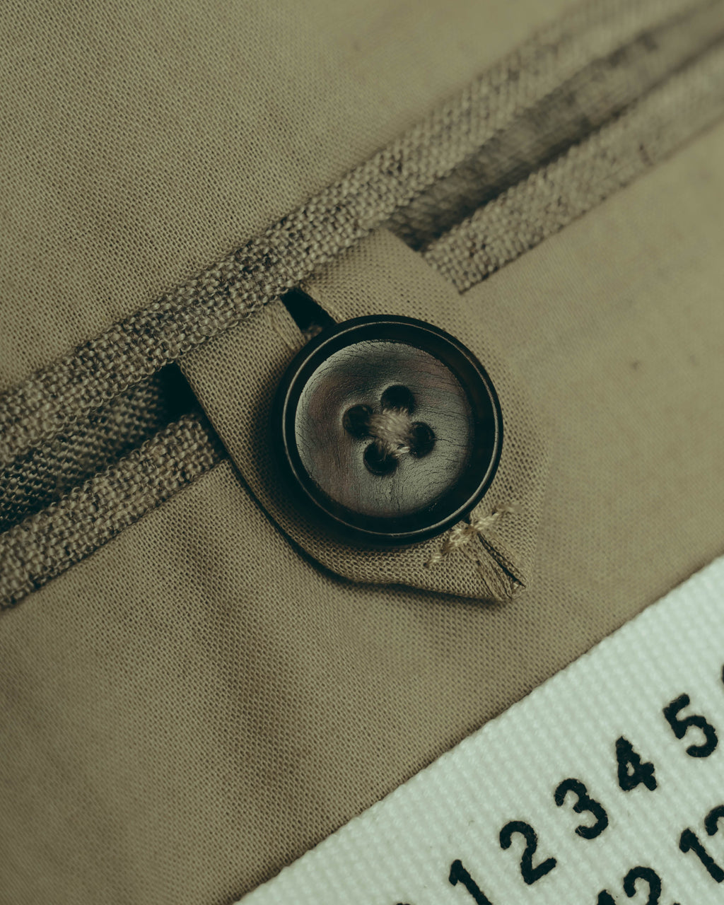 -SPECIAL- “Maison Martin Margiela” 2014SS raw-edge linen tailored jacket