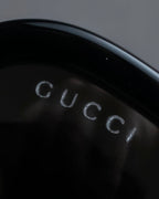"GUCCI" Horsebit motif temple design big square frame sunglasses
