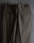 "BROOKS BROTHERS" Melange tweed three-piece suit