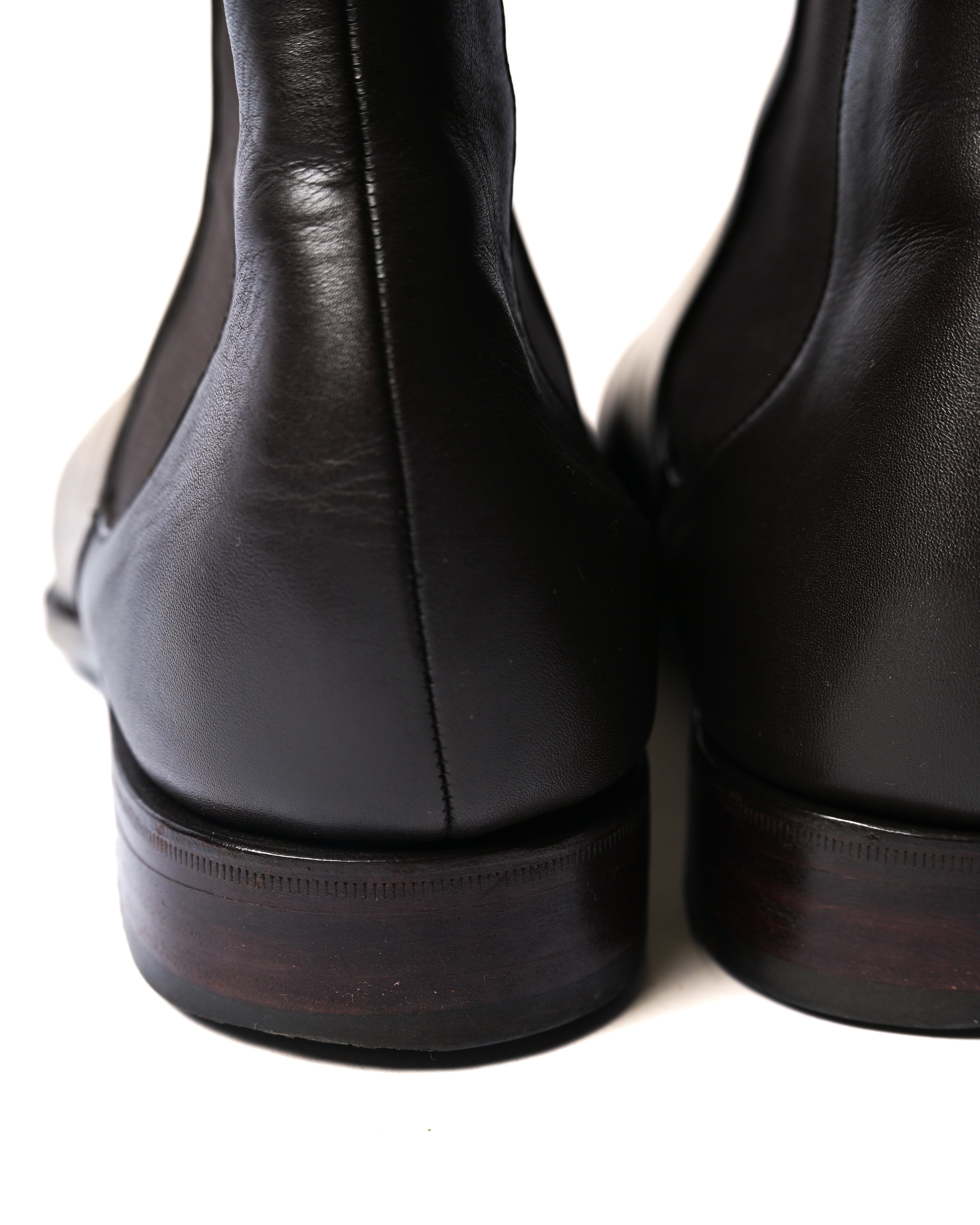 CARMINA Shoemaker/ Beautiful Box-Calf Leather Chelsea Boots Dark Brown