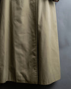 "BURBERRYS" Military detail long trench coat