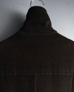 "MAX&Co." 90's Classic maxi-length angora mix long coat