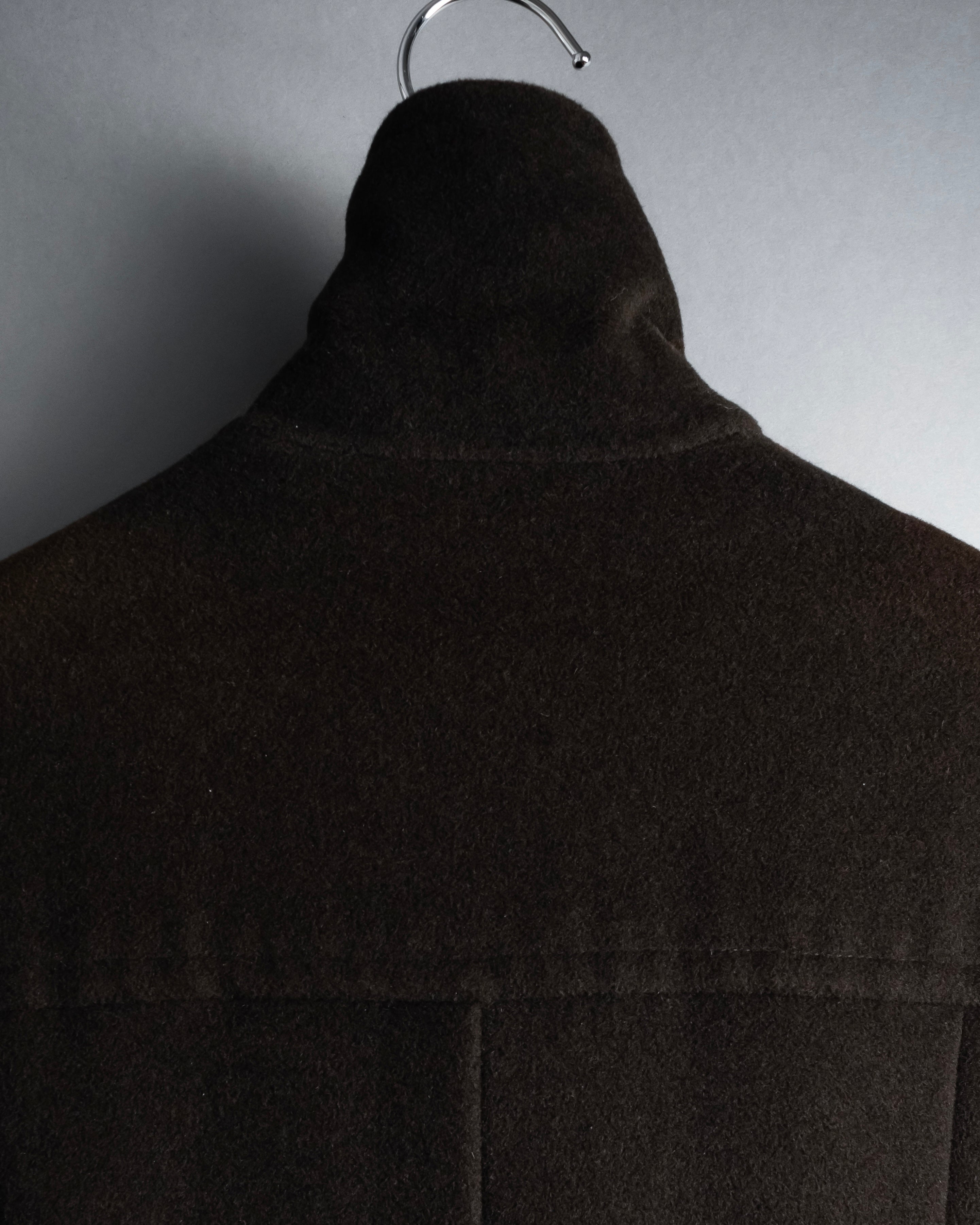 "MAX&Co." 90's Classic maxi-length angora mix long coat