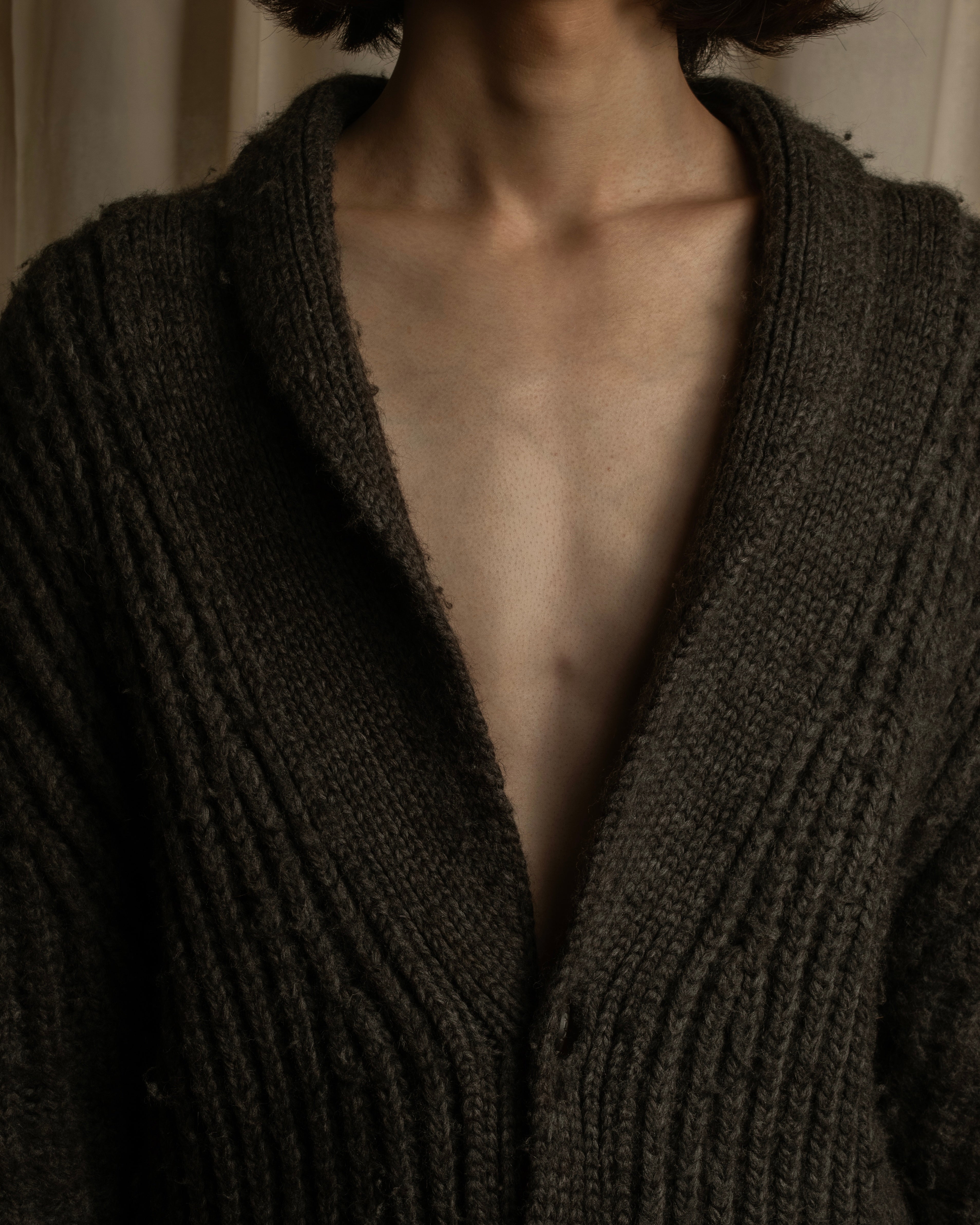 -SPECIAL- "BOTTEGA VENETA"
00's-10's Thomas Mayer period shawl collar cardigan