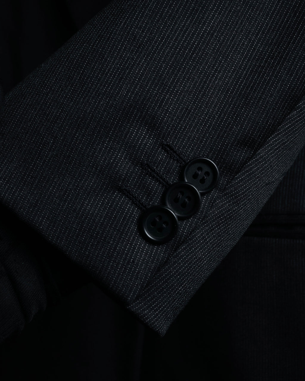 "GIORGIO ARMANI" 90’s draped double breasted suit set-up