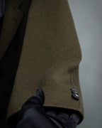 "Christian Dior" Single-breasted 100% cashmere chester coat