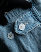 "COMOLI" Flap pocket design oversized denim jacket