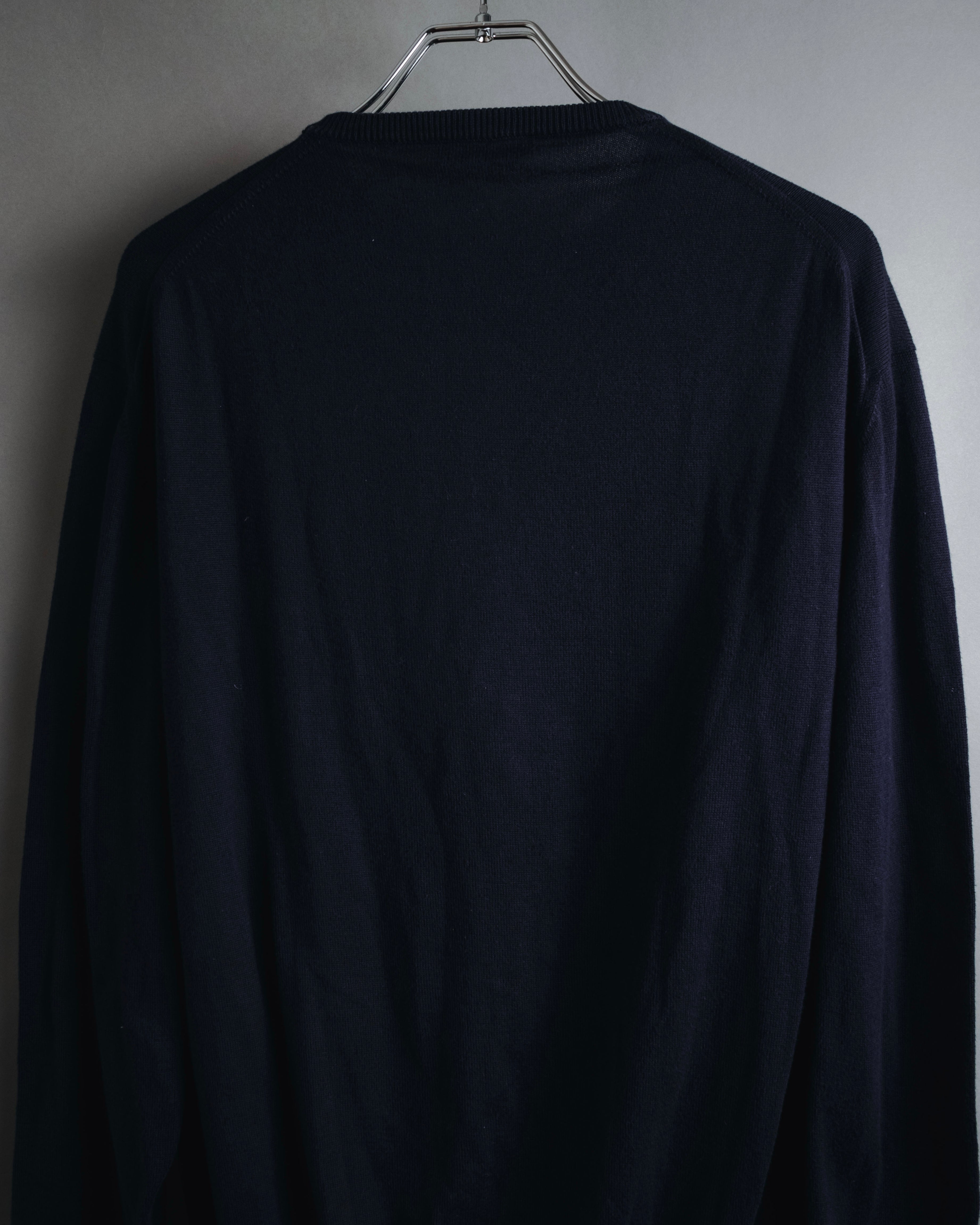 "Loro Piana" Refined high-gauge cotton crewneck knit