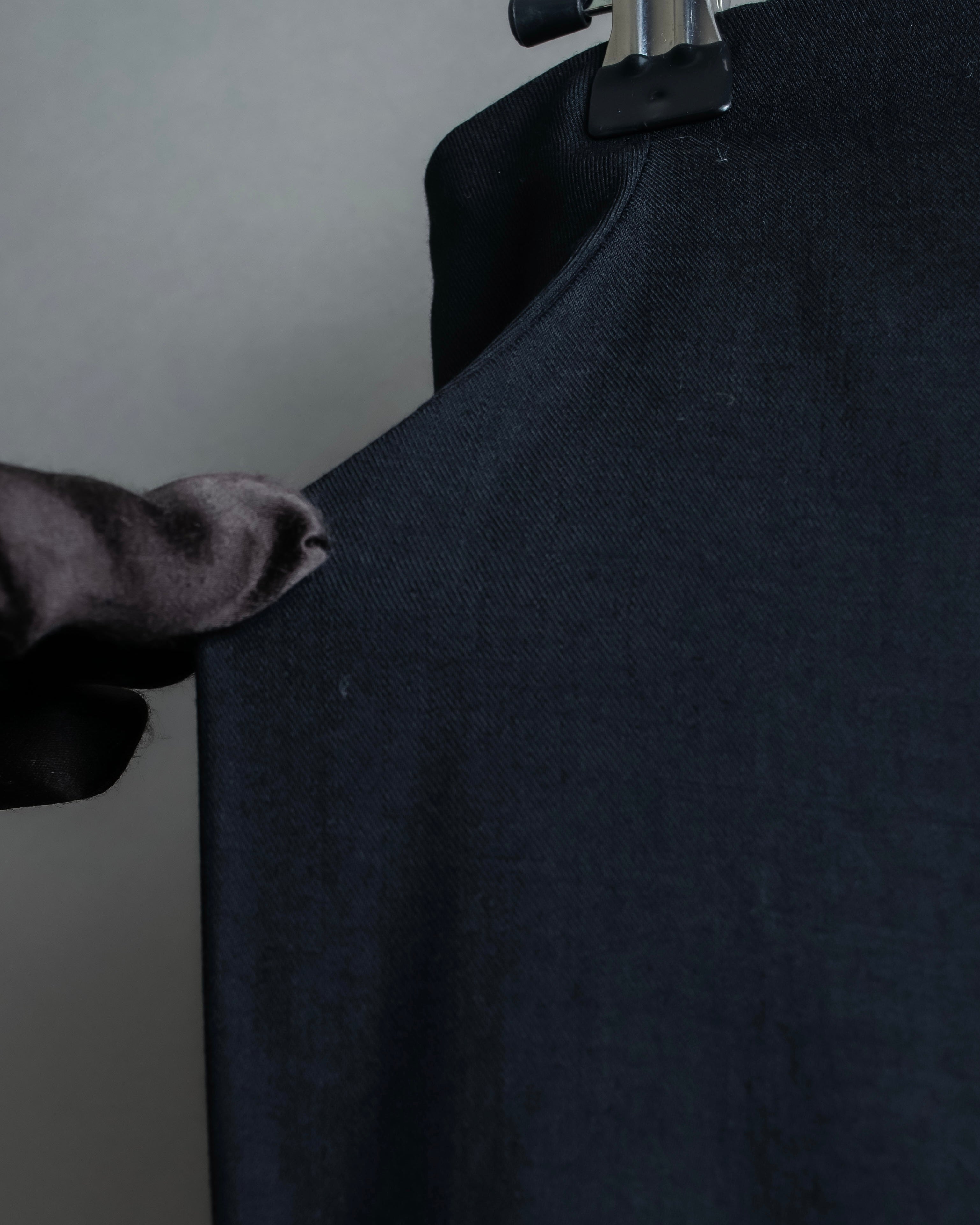 "Y's" Conceptual straight silhouette skirt