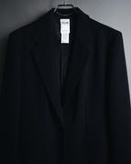 "CELINE" 90’s-00’s Stretch wool single-button blazer