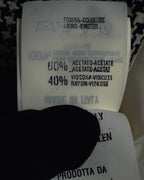 "Emporio Armani" 90’s Houndstooth piped crest blazer