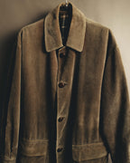 "Burberrys" 80's-90's Relaxed corduroy car coat