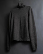 "HERMES" Margiela period cashmere high neck knit pullover