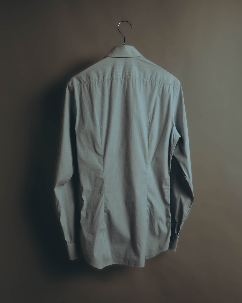 “PRADA” 2010’s fine striped slim-fit shirt
