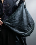 “BALENCIAGA” The Day leather shoulder bag