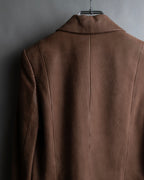 "LOEWE" Three-dimensional ribbed lamb leather set up