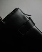 "Salvatore Ferragamo" Gancini motif both sides design leather hand bag